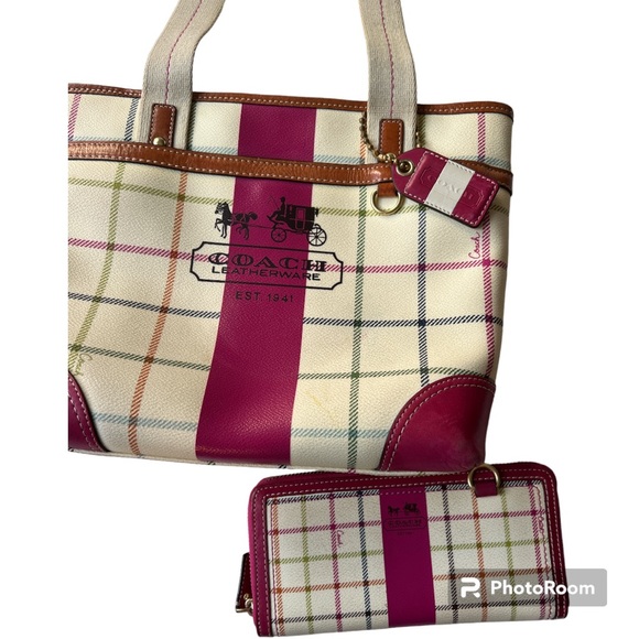 COACH tote & wallet SET - Picture 2 of 7